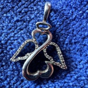 Open Heart Angel Pendant by Jane Seymour